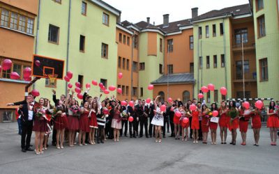 Festivitatea de absolvire a claselor a XII-a A și B promoția 2014-2015