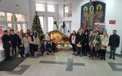 Vizita elevilor Liceului Greco-Catolic Iuliu Maniu la Seminarul Teologic Cei Trei Ierarhi