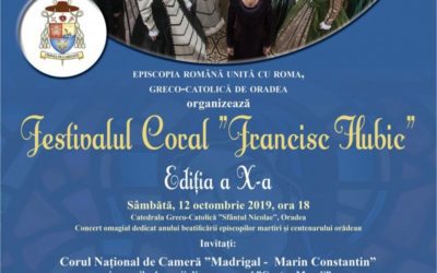 Invitație – Corul Madrigal la Festivalul Francisc Hubic