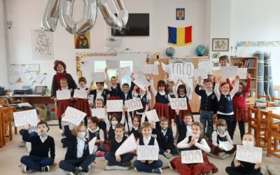 Primele 100 zile de şcoală din CLASA VEVERIŢELOR