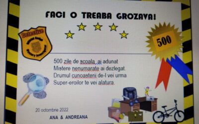Sărbătoarea celor 500 zile de școală