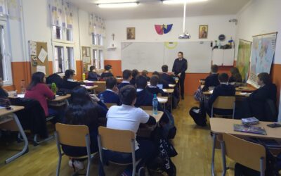 Activitate de informare organizată de ISU Bihor în colaborare cu Liceul Iuliu Maniu Oradea