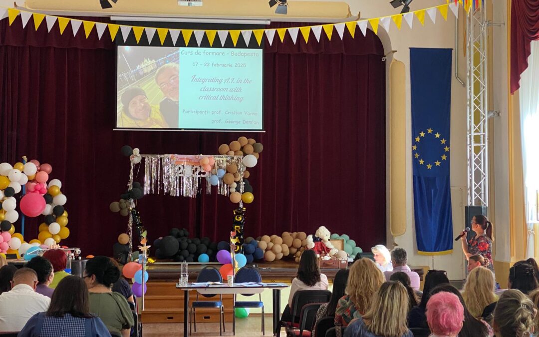 Diseminarea primului an de activități Erasmus